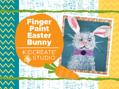 Finger Paint Easter Bunny (4-10 Years)